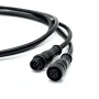 Extension with M12 5 Pin Connector - IP67 - Male + Female (1m + 1m)