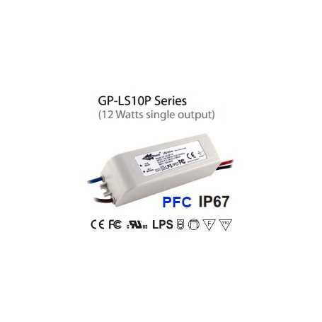 LS10P-36  LS10P-36 - Alimentatore LED Glacial Power - CC - 12W / 340mA   Glacial Power  Alimentatori LED