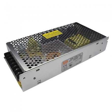 RD-125-1224  RD-125-1224 - Alimentatore Meanwell - Box Metallo - 125W 12V - Ingresso 100-240 VAC  Mean Well  Alimentatori Aut...