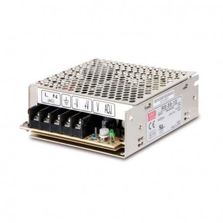 RQ-50C - Meanwell - Metal Box Power Supply - 50W 5V - Input 100-240 VAC