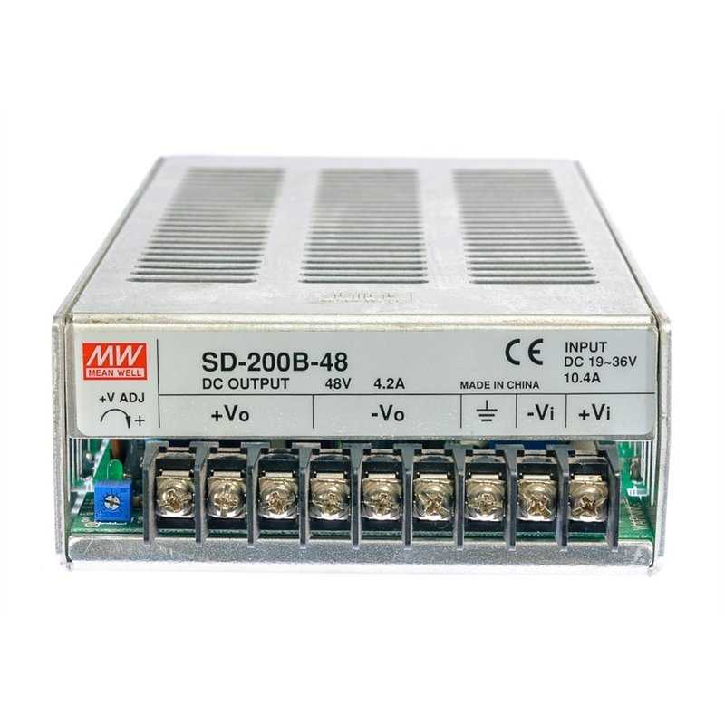 SD 200C 48 Meanwell Convertitore Dc Dc 200W 48V Ingresso 48VDC   Sd 200c 48 