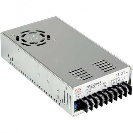 SD-350B-24  SD-350B-24 - Convertitore DC/DC MeanWell - CV- 350W / 24V - Ingresso 24VDC  Mean Well  Convertitori DC/DC