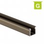 770.PAL.G  Profilo Alluminio LED da INCASSO ALTO per legno 18 x 2 mm. - Modello G  Profili Alluminio