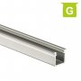 770.PAL.G  Profilo Alluminio LED da INCASSO ALTO per legno 18 x 2 mm. - Modello G  Profili Alluminio