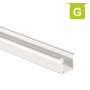 770.PAL.G  Profilo Alluminio LED da INCASSO ALTO per legno 18 x 2 mm. - Modello G  Profili Alluminio