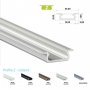 770.PAL.Z  Profilo Alluminio LED da INCASSO SOTTILE per Legno 7 x 22 mm - Modello Z  Profili Alluminio