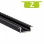 770.PAL.Z  Profilo Alluminio LED da INCASSO SOTTILE per Legno 7 x 22 mm - Modello Z  Profili Alluminio