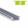 770.PAL.Z  Profilo Alluminio LED da INCASSO SOTTILE per Legno 7 x 22 mm - Modello Z  Profili Alluminio