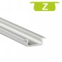 770.PAL.Z  Profilo Alluminio LED da INCASSO SOTTILE per Legno 7 x 22 mm - Modello Z  Profili Alluminio