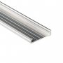 770.PAL.SOLOS  Profilo Alluminio LED Piatto da libreria LARGO 9,3 x 43 mm - Modello SOLOS  Profili Alluminio