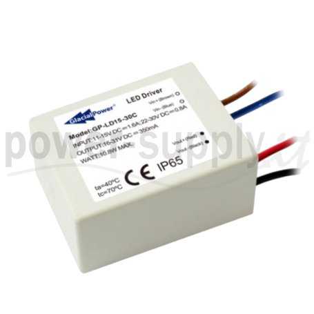 LD15-40C  LD15-40C -Convertitore DC/DC GlacialPower - CC - 14W / 350mA - Ingresso 12VDC/24VDC  Glacial Power  Alimentatori LED