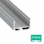 770.PAL.PT2510  Profilo Alluminio LED Piatto Illuminazione Zona Lavoro 18,1 x 27,4 mm - Modello PT2510  Profili Alluminio