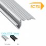 770.PAL.SC7238  Profilo Alluminio LED Angolare da gradino - Modello SC7238  Profili Alluminio