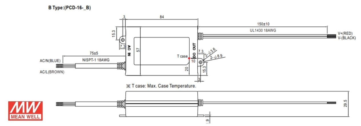 Mechanical Features PCD-16B