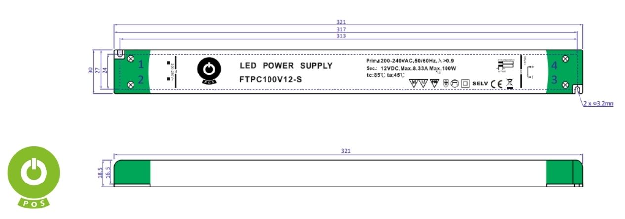 Caratteristiche-Serie-FTPC100V-S -PosPower