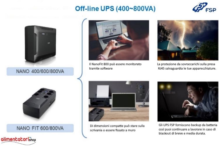 Offline UPS 400-800VA