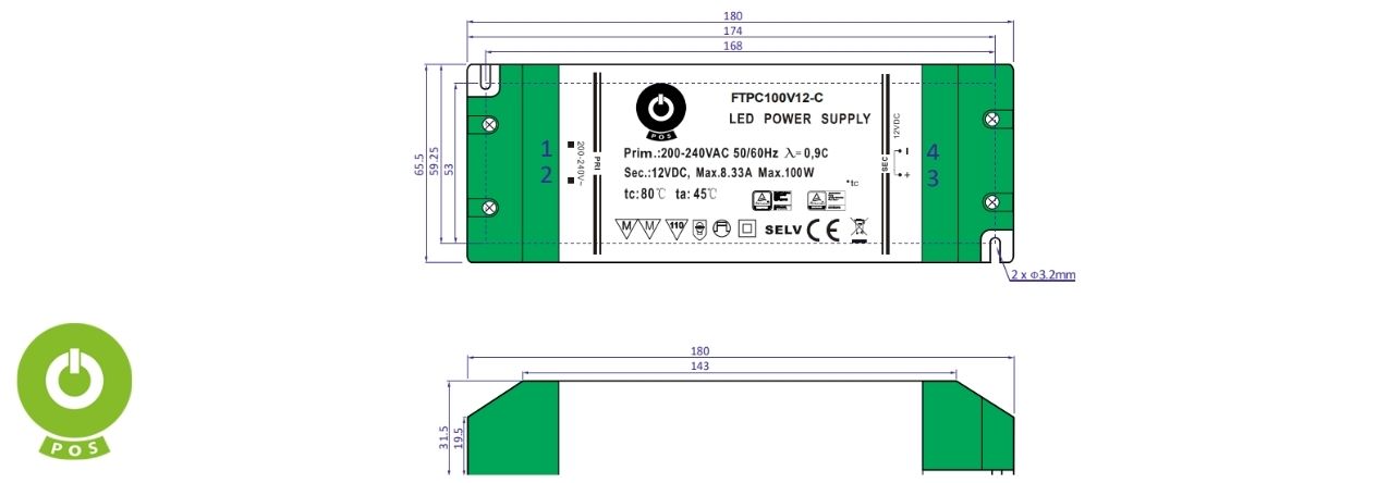 Caratteristiche Meccaniche FTPC100V-c