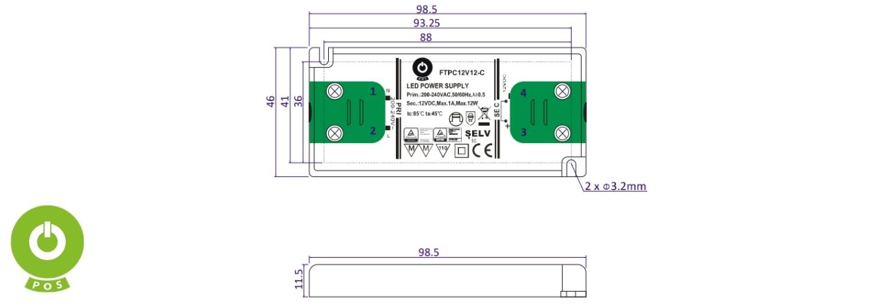 Serie-FTPC12V-PosPower