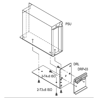 L brackets DRL and DRP mounting