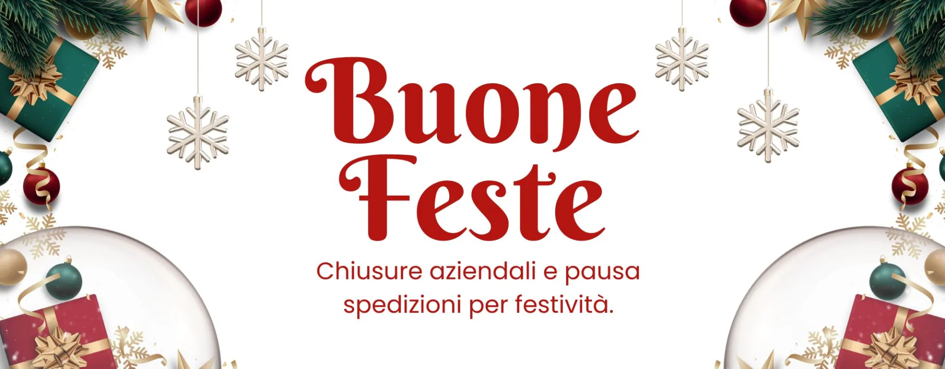 Buone Feste | Chiusura aziendale Natale 2023